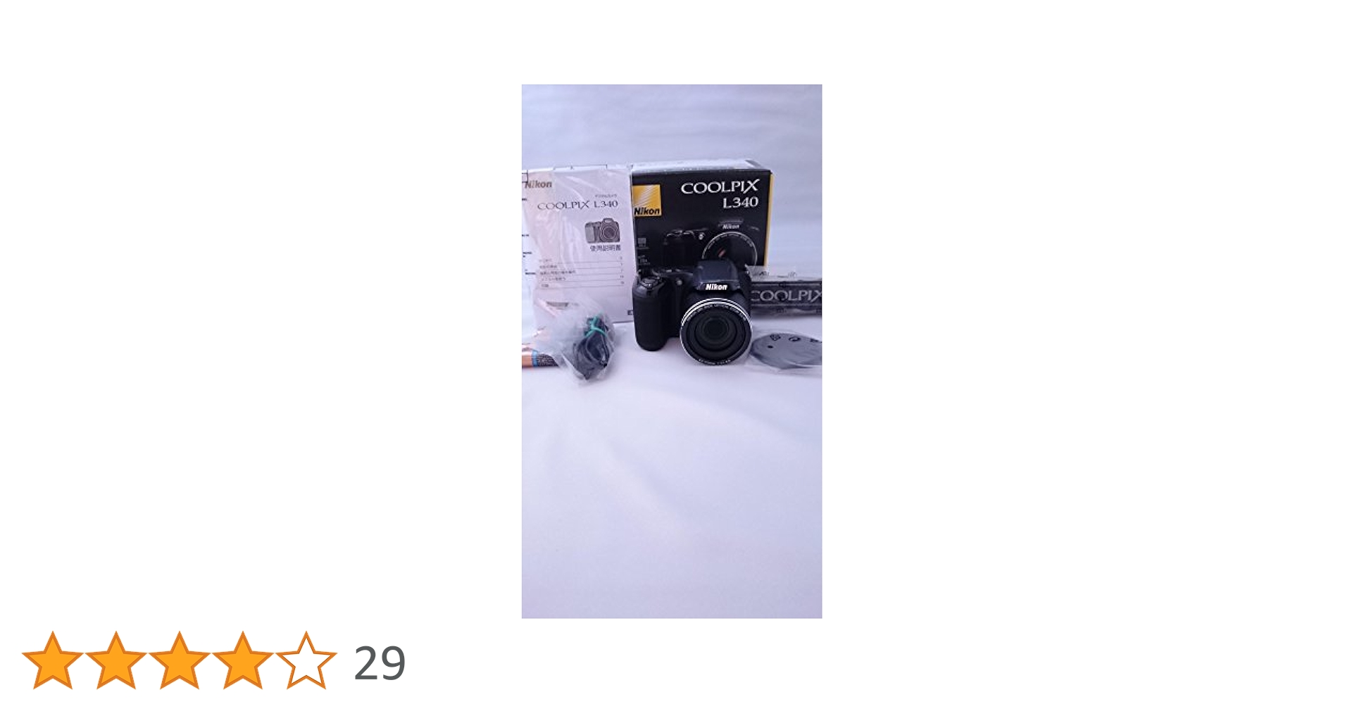 ☆人気シリーズ☆ニコン Nikon クールピクス L340　SDカード付 ☆人気シリーズ☆ニコン Nikon クールピクス L340 SDカード付