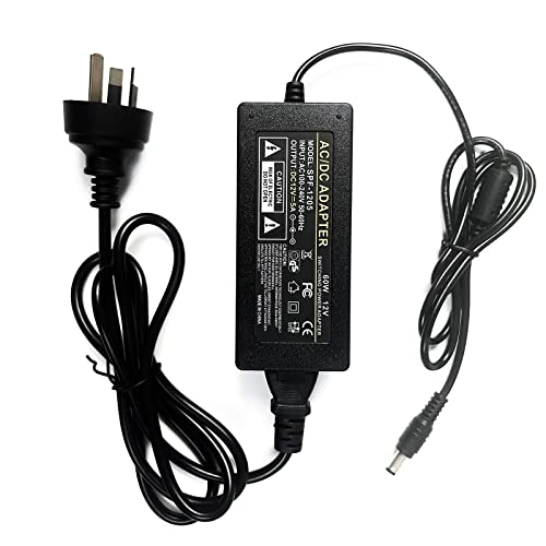Image of Neon Power Supply DC Power Adapter, 12V 5A 60W with UL Certified LED Power Adapter Transformer for Neon Signs Led House Numbers Light Power Supply with US Standard Plug