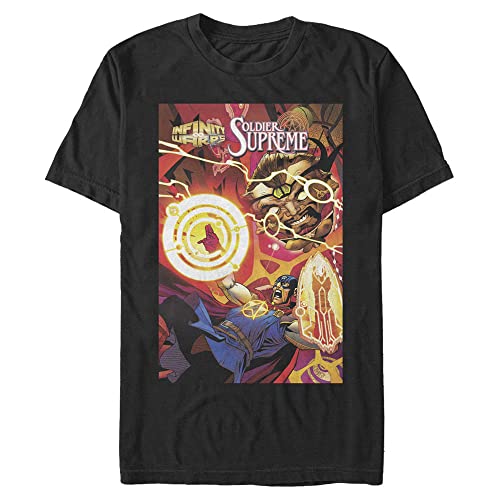 T-shirt de qualité Marvel Soldier Supreme Oct18 en coton durable pour homme