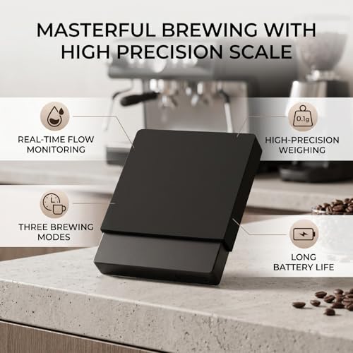 Báscula de café portátil Tosuny con batería recargable 4