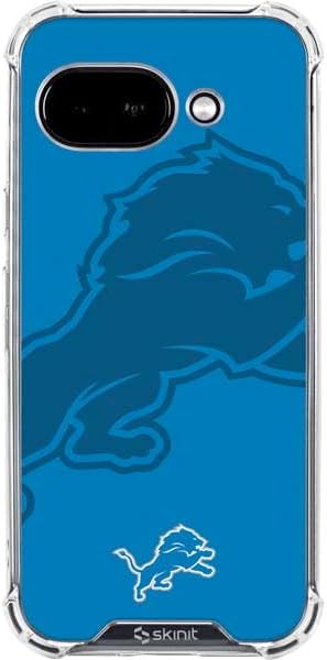 Skinit Clear Phone Case Compatible with Google Pixel 9a - Officially Licensed NFL Detroit Lions Team Motto Design
