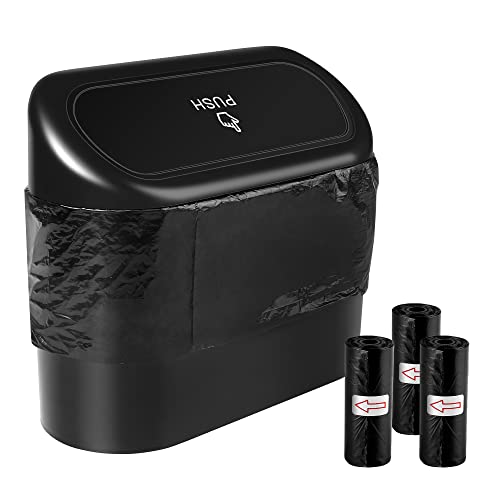 Mautopily Auto Mülleimer Mit Deckel - Abfallbehälter Für Auto, SUV & LKW