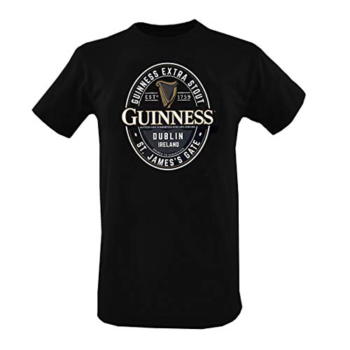 Guinness Black English Label T-Shirt (XXXLarge)