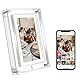 PiPivision 5 Zoll Acryl Digitaler Bilderrahmen mit HD Touchscreen 32GB Interner Speicher mit Auto-Rotation，Frameo APP