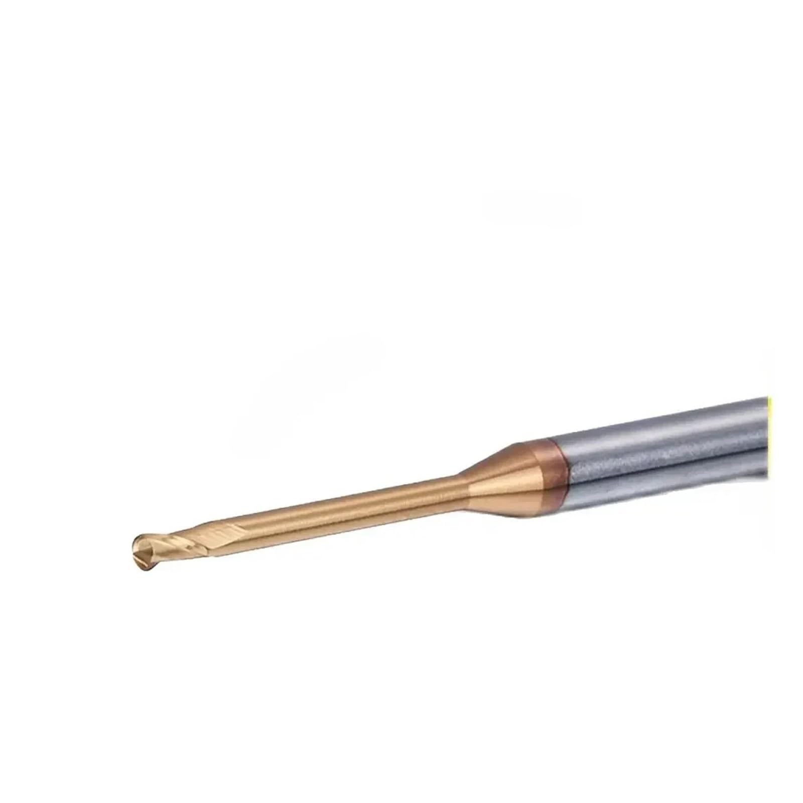 Frezy kulowe Frezarka HRC55 Bardzo długi frez kulisty 2 ostrza Narzędzia do obróbki drewna Obróbka wykańczająca CNC Warsztat(DLC,R1.25x20x4x50mm)