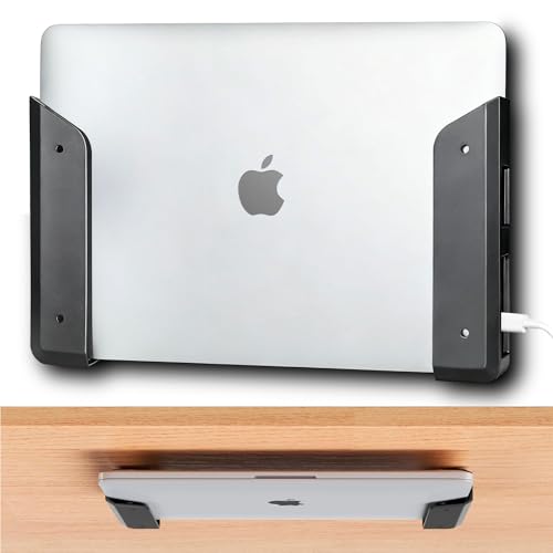 Fyoiuter Under Desk Laptop Mount Wall Laptop Holder & Computer Bracket Shelf