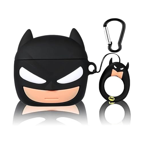 Image of YODI Case Cover for Airpods Pro|Pro 2|Airpods Pro 3|Airpods 4 Pouch, Silicone Cases with Cleaner Kit 360 Drop Protection,Shock-Resistant ((Bat-Man), Airpods Pro 3 (2025))
