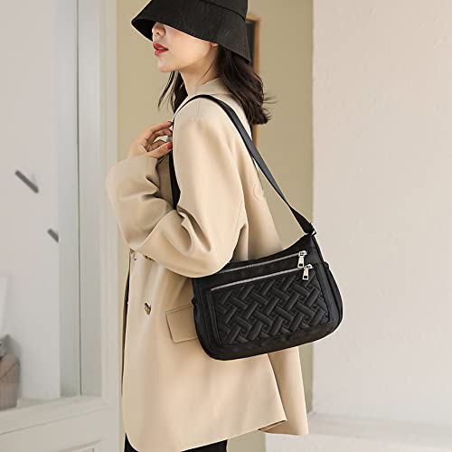 Crossbody Bag for Women Shoulder Handbag Nylon Multi-Pocket Bags Lightweight Work Travel Messenger Bag2