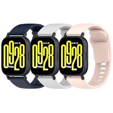 Pulseiras de silicone ajustáveis para Xiaomi Redmi Watch 5 Active Band para Xiaomi Redmi Watch 5 Lite (pacote com 3-4)