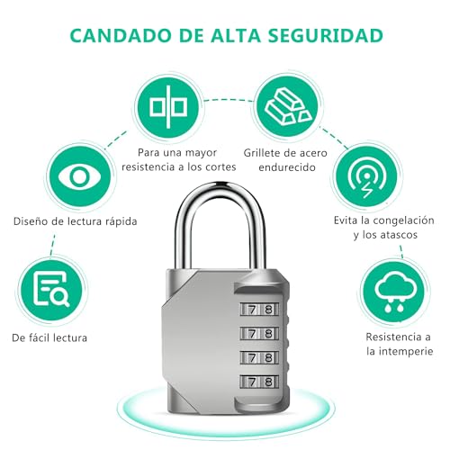 La Mejor comparativa de Candado para locker phillips disponible en línea para comprar. 7 Imagen adicional