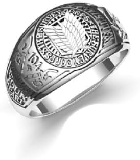 Amazon 進撃の巨人 調査兵団シルバーリング 15号 アニメ 萌えグッズ 通販