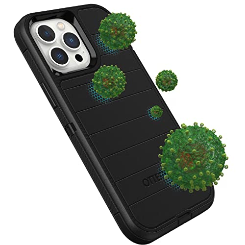 Otterbox Defender Coque iPhone 13 Pro Max et 12 Pro Max Noir avec Clip