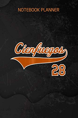 Notebook Planner Retro Cienfuegos Remera Beisbol Cuba Baseball Jersey: To Do List, 6x9 inch, Notebook Journal, Work List, Personalized, Teacher, Daily Journal, Over 100 Pages