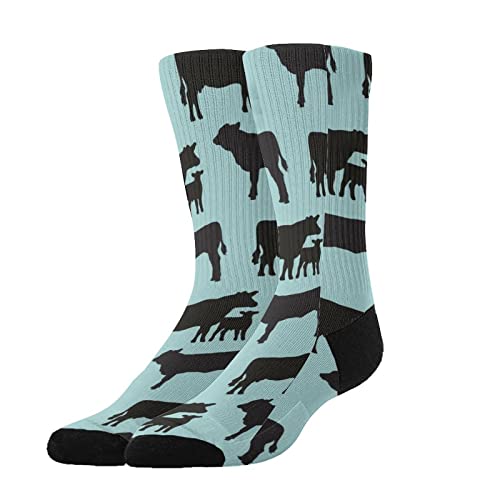 AMRANDOM Funny Socks Colorful Fancy Crazy Crew Socks Novelty Gift For Men Women