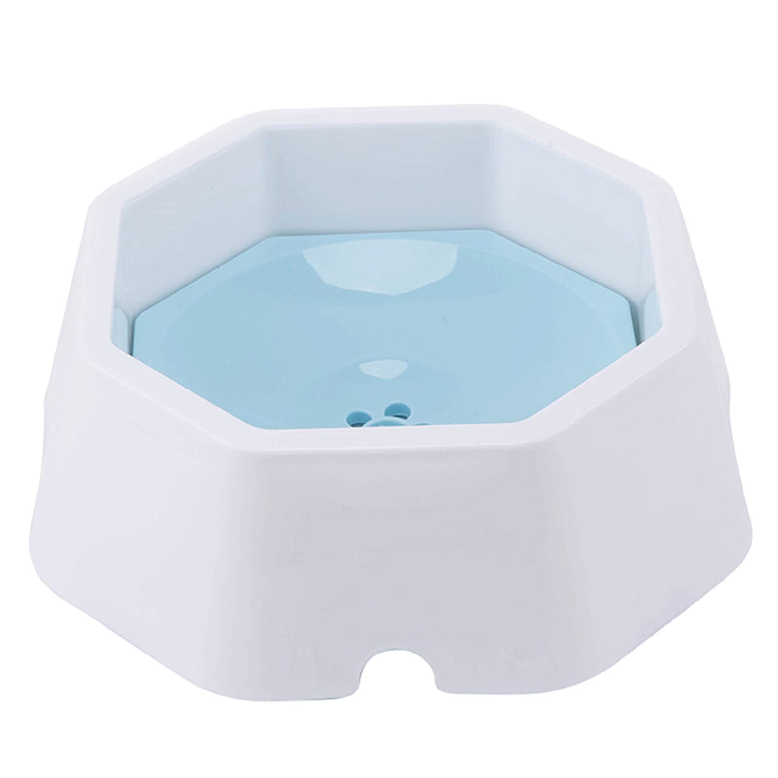 XISAOK Pet Bowl Floating Bowl Water Drinker Not Wet Mouth Splashes Water Cat Bowl Not Sprinkler Water Dispenser Portable Bowl
