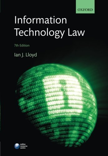 Information Technology Law by Ian Lloyd (2014-10-01)
