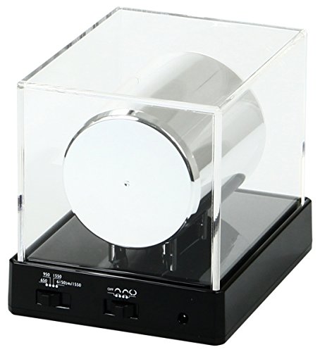 Watch Winder Temotus, Super Silent Quality Direct Drive Motor, 12 Programs 650-1500TPD, Sleep Mode, Fast Winding, XL Pillow Fits Every Watches, Japanese Motor