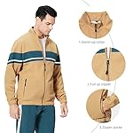 LBL Leading the Better Life Men's Sweat Suit 2 Piece Outfit Casual Contrast Sports Jogging Tracksuits Set - Image 3