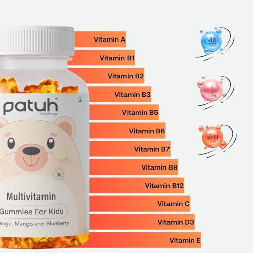 Image of Junior Vital Kids Combo, Multivitamin & Omega-3 Supplement (4+), Supports Immunity, Brain, Heart & Bone Health, 100% Veg, 2-Pack, Delicious & Nutritious Daily Support