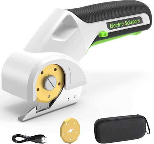 EXPEDMAN 2026 NEW 4V Cordless Electric Cutting Tools, Cardboard Cutter with 2 Titanium Blade...