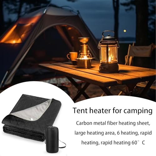 Almofada de acampamento aquecida, almofada de saco de dormir aquecida | Forro de saco de dormir com