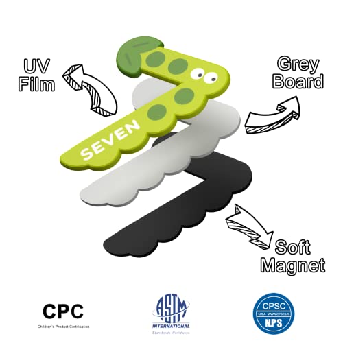 Mideer Magnetic Letters Numbers, Preschool Learning & Educational Toys For 3 Year Old, Jumbo Fridge Alphabet Magnets For Kids, Abc Magnets Refrigerator Magnets Toys For Toddlers #TOP6