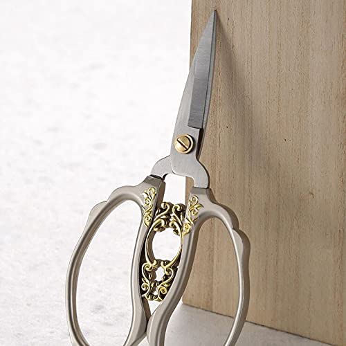 Ciseaux artisanaux, Ciseaux, Lames tranchantes en Acier Inoxydable, Papier de découpe Artisanal （15 cm） Argent