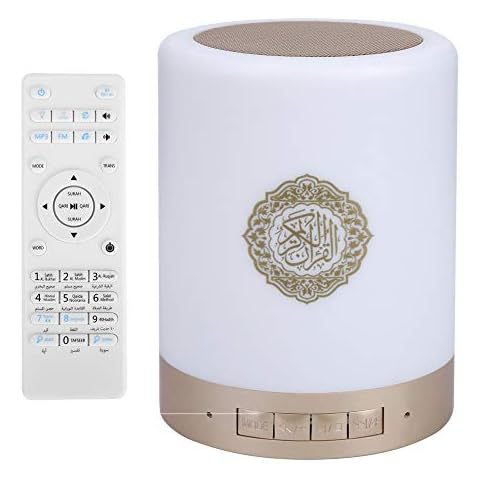 Altavoz Bluetooth portátil Hztyyier con lámpara LED y control remoto Cover