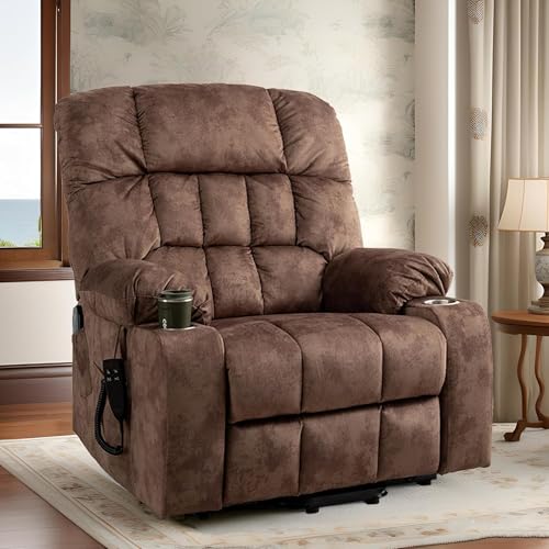 Sillón Plegable Velvet Marrón reclinable eléctrico miniatura 2
