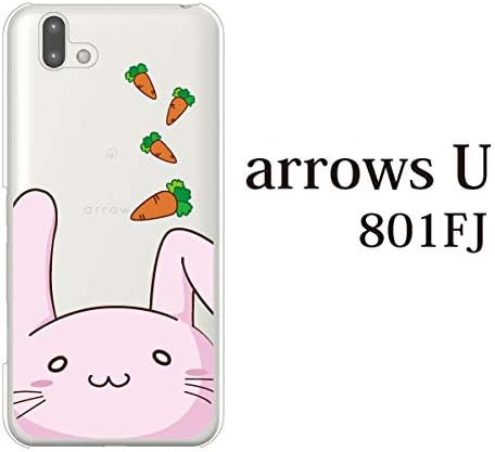 Arrows U 801fj J 901fj ケース カバー かわいい うさぎ 兎 顔ちかシリーズ アローズ ユー ジェイ カバー ケース ハード クリア Plus S ケース カバー Amazon