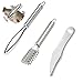 3 Stück Fischschupper Schaber Fischschuppen Pinsel Fischschupper Messer Fischschuppe Bürste Fisch Schuppen Schaber Fish Scaler Scraper Edelstahl Fischschuppen Schaber für Schnelle Reinigung Fischhaut