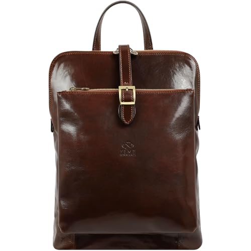 Time Resistance Rucksack aus Leder - Umwandelbar...