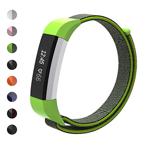 JOMOQ Compatible with Ace Bands for Kids,Alta HR/Alta Bands,Nylon Adjustable Wristbands for Ace/Alta HR Fitness Tracker