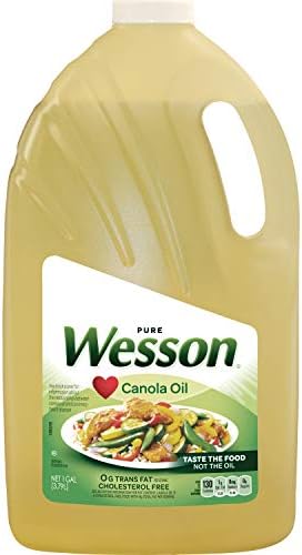 PACK OF 5 - Wesson Pure Canola Oil, 1 Gal