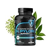 H. Pylori Support | Lactobacillus Reuteri Probiotic with Mastic Gum for Digestion & GI Health - Third Party Tested, 60 Vegan Capsules, Made in The USA