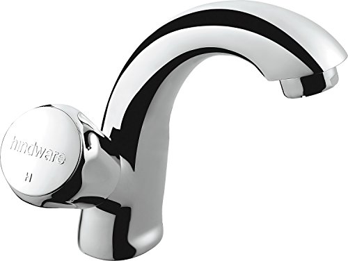 Hindware Contessa Plus F330012CP Kithcen Sink Tap with Swan Neck, Brass with Chrome Finish
