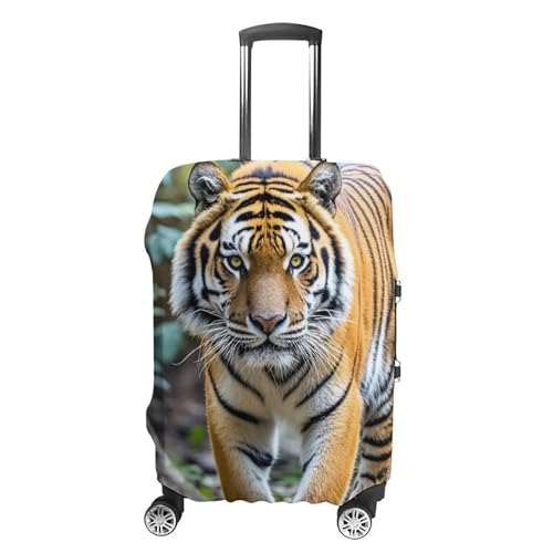 Tiger Luggage Cover, Elastic Luggage Protector Fits 19-32in Suitcases, Washable & Anti-Scratch Suitcase Cover for Men Women XL