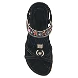 Alicegana Women's Sandals Dressy Flat: Summer Comfortable Shoes Bohemian Casual Beach Walking