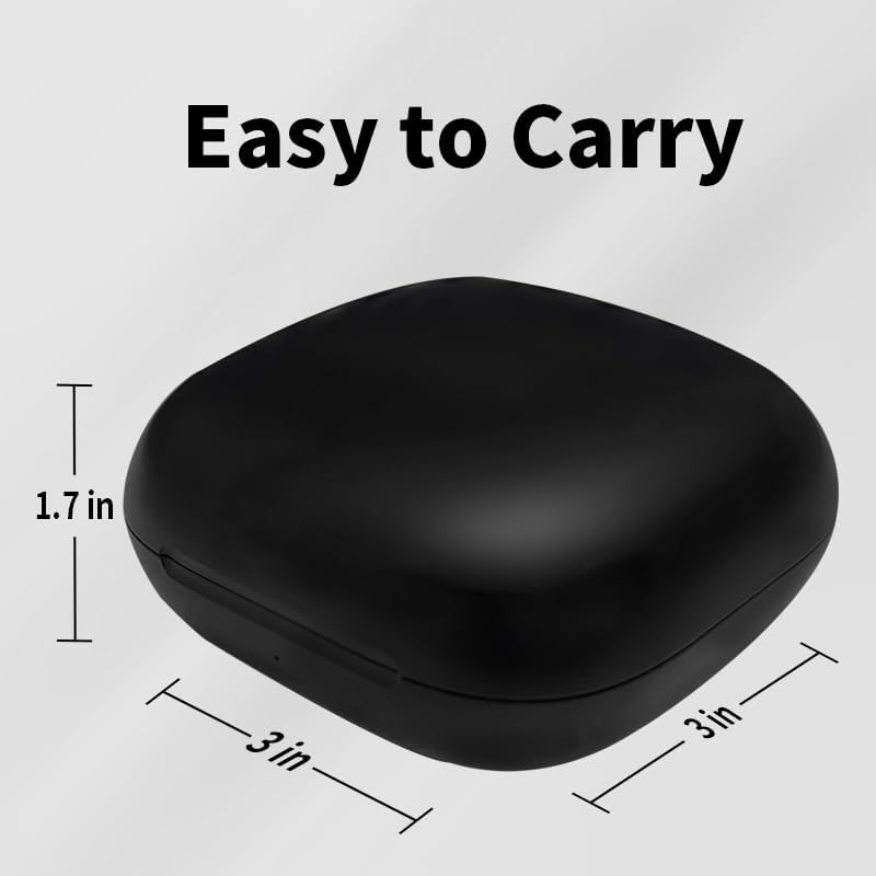 Charging Case for Powerbeats Pro, Replacement Charger with 700mAh Built-in Battery, Bluetooth Pairing, Sync Button & Lightning Port, Black (Earbuds Not Included) - Image 5