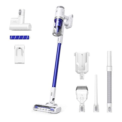 eufy by Anker, HomeVac S11 Infinity, Cordless Stick Vacuum Cleaner, Lightweight, Cordless, 120AW Suction Power, Additional Detachable Battery, Cleans Carpet to Hard Floor