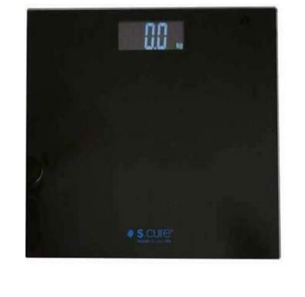 S.Cure SWS-102 Personal Digital Weight Scale with 180kg Capacity, Large LCD Display (Black) For Accurate Weight Measurement,Body Fitness-picture-10