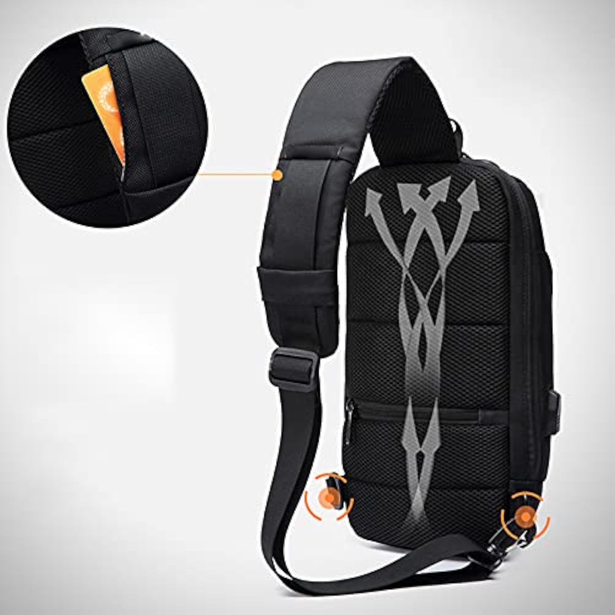 Portable Lightweight Men Sling Bag, Theft-Proof Design