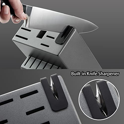 Mccook ® Knife Sets,German Stainless Steel Kitchen Knife Block Set With Built-In Sharpener thumb #2