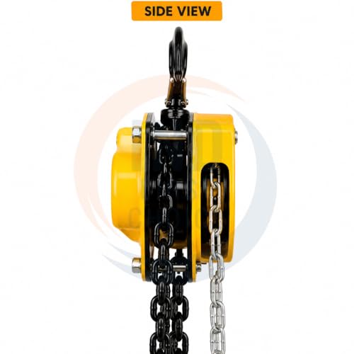 Image of 3 Ton 3 Meter Chain Pulley Block Heavy Duty Manual Chain Hoist for Industrial Lifting, Workshop, Warehouse & Construction Use