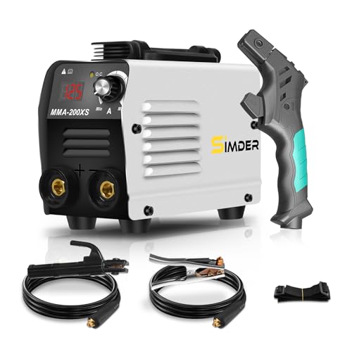 Image of SSIMDER Stick Welder and Electrode Holder 600A, 110V 3.55Lbs Mini ARC Welder, with IBGT Inverter compatible E6013 E7018 Welding Rods 1/16" 1/8", for Beginners Home DIY and Outdoor Use