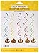 Creative Converting Show Your Emojions Hanging Swirls Party Supplies, Multicolor