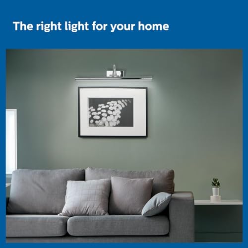 Image of PHILIPS 7-Watts Moonglade Black Picture Light | Picture Light For Display | Warm White | Pack of 3