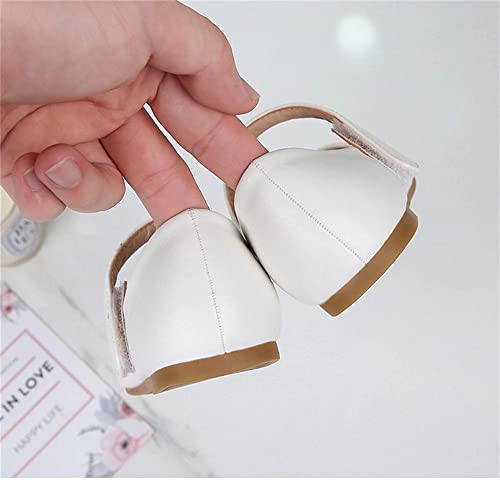 TN TANGNEST Girls Mary Jane Flats Cute Pearl Flowers Ballet Shoes School Wedding Party Shoes4