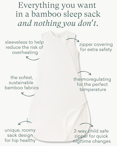 Image of PurComfy Extra-Long Toddler Sleep Sack, Premium Bamboo Viscose Summer Sleeping Bag Supersoft 0.5 TOG Wearable Blanket 3T-4T-5T