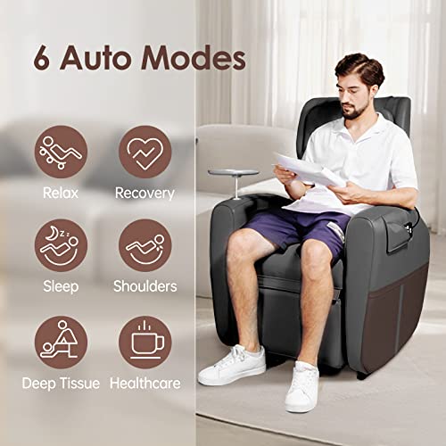 Real Relax W-Track Massage Chair - Faux Leather Recliner With Holder Wheels Heat For Home Office Living Room And Bedroom, Ps2000 Black #TOP2